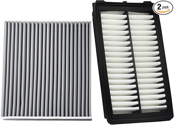 Engine & Cabin Air Filter Kit for Tucson(2022-2025), Santa Fe (2021-2025), Sorento(21-25), Santa Cruz (2022-2025), Sport-age (23-25), K5 (21-25), NOT FOR HYBRID