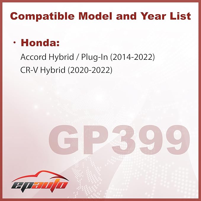 EPAuto GP399 (CA11399) Engine Air Filter, Replacement for Honda Accord Hybrid, Accord Plug-In (2014–2022), CR-V Hybrid (2020–2022) – Rigid Panel Filter for Improved Engine Performance