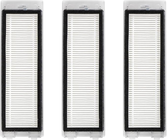 (3 Pack) Q Revo Replacement HEPA Filters Compatible With Roborock Q Revo Robot Vacuum, Filter Kit, Replacement Parts, Filters Accessories Kit 3 Pieces
