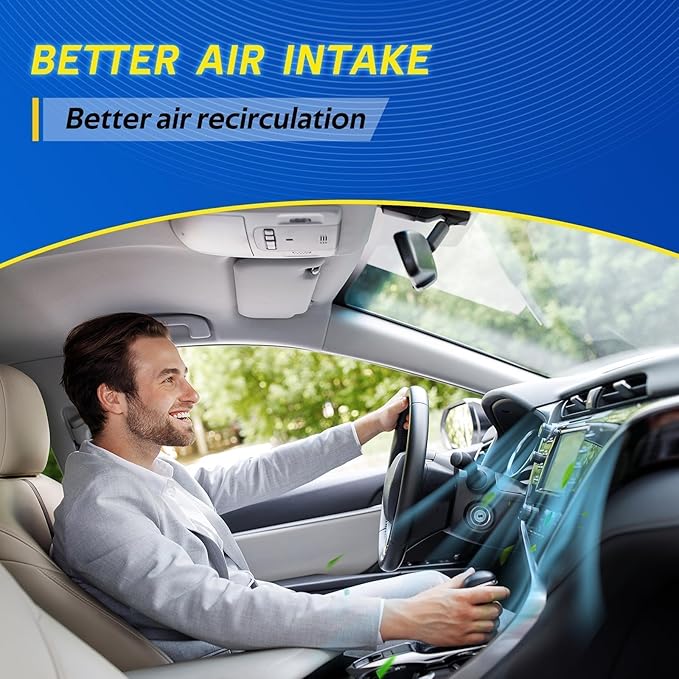 3 Pack Cabin Air Filter w/Activated Carbon Fits 2022-2026 Tucson/Elantra N/Ioniq 5, 2021-2026 Elantra, 2023-2025 Ioniq 6, 2024-2026 Kona/Kona Electric, Replace CF12820, 97133-L1000, 97133-N9100