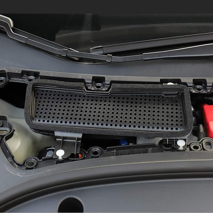 Model 3 Air Intake Filter Grille Cover Air Flow Vent Protection Frame Cover Anti-blocking Air Inlet Grill Cover for 2021 2022 2023 2024 2025 Tesla Model 3 Accessories