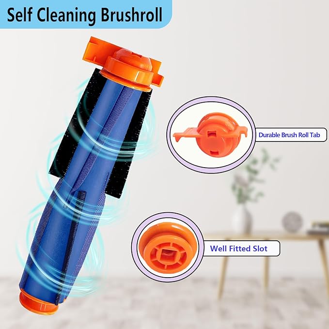 Replacement Kit Compatible with Shark AI AV2501S AV2511AE AV2501AE RV2502AE RV2610WA AV2510AOUS RV2520AOUS RV2400WD AI Ultra 2-in-1 Robot Vacuum,Accessiroes Include Main Brush,Filters,Side Brushes