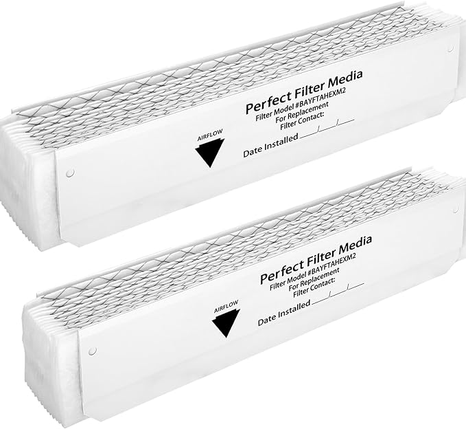 Upgrade BAYFTAHEXM2 Merv 13 expandable Perfectfit 5 Media Filter Compatible with Trane 20"x 25"x 5" Merv 13 BAYFTAHEXM2 Expandable Replacement for Trane BAYFTAHEXM2 Filter 2 Packs