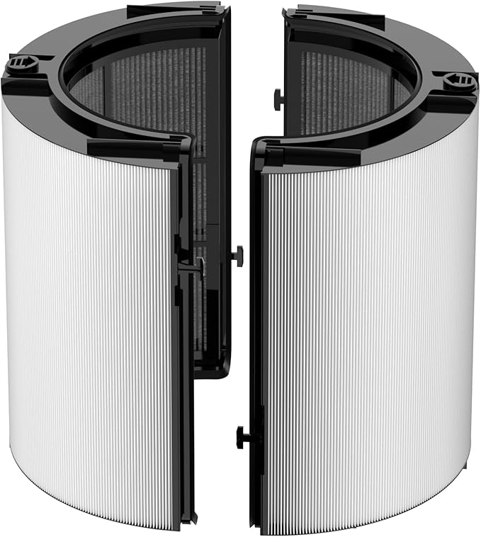 360° Combi 2-in-1 Replacement Filter for Dyson PH01, PH02, PH03, PH3A, PH04, HP04, HP4A, TP04, DP4A, DP04, HP06, TP06, HP07, TP7A, TP07, HP09, TP09, TP10, HP10, Part No. 970341-01, 1 PACK Black
