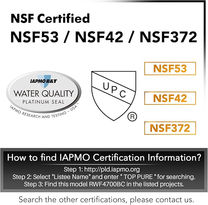 ICEPURE PLUS ADQ747935 NSF/ANSI 53 NSF/ANSI 42 Certified Replacement for LG LT1000P Kenmore Elite 9980 LT1000 LT1000PC ADQ74793501 MDJ64844601 RWF4700BC LFXS26973S Refrigerator Water Filter,4PACK