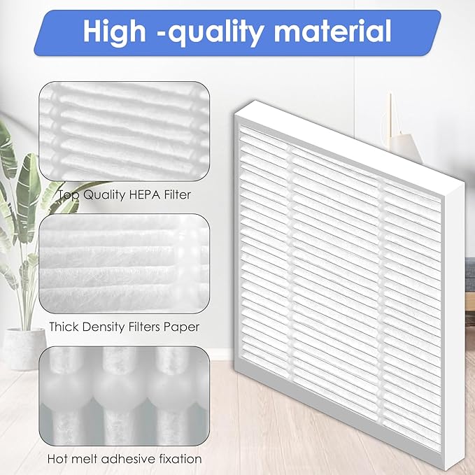 (12 Pack) Roomba 104, Q011 Q0120 Q0520 Replacement HEPA Filter for iRobot Combo Essential Robot Vacuum and Mop Y0140 Y0112 Y0110, Roomba 105 Combo Robot Vacuum Cleaners, Replacement Parts Filters