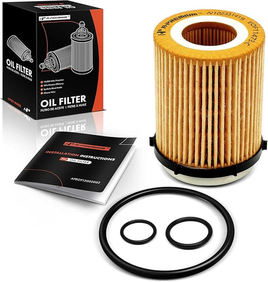 A-Premium 10K Miles Protection Oil Filter Compatible with Mercedes-Benz C300, C350e, E300, E350, Sprinter 1500, Sprinter 2500, GLA250, GLB250, GLC300, GLC350e, GLE350, CLA250 & Infiniti & Freightliner