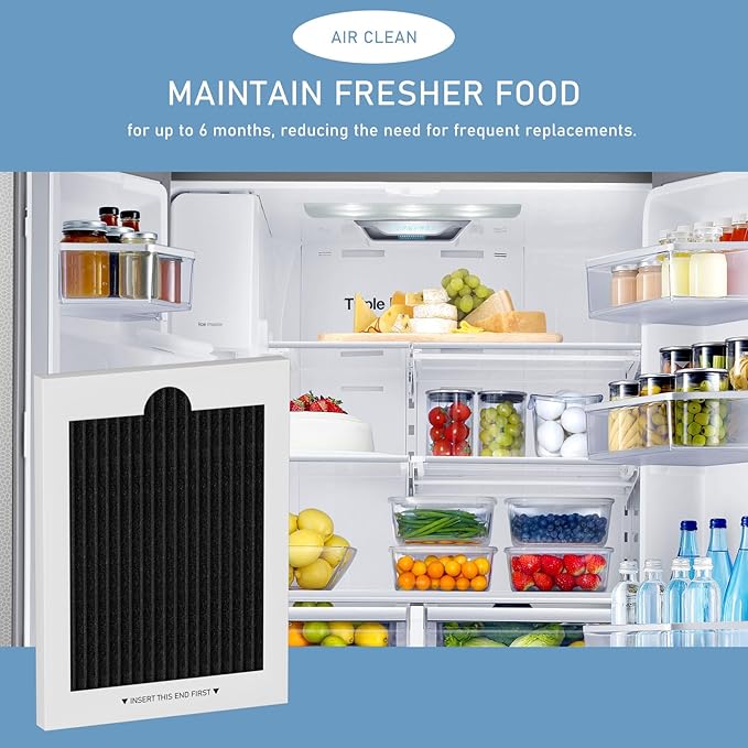RAFVRF Air Filter Replacement Compatible with Viking Air Filter Part Rafvrf, Also Compatible with the Freestanding French-Door RVRF336 and RVRF3361 Models, 3 Pack