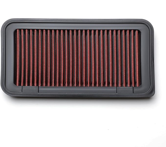 DNA Motoring AFPN-109-RD Clean Air Washable Drop In Panel Air Filter Enhance Engine Performance [Compatible with 03-08 Vibe / 13-16 FR-S/ 05-10 tC / 03-08 Corolla / 03-08 Matrixr / 13-17 Brz ]