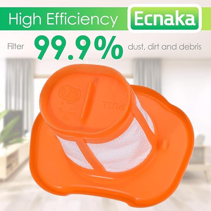 4 Pack HHVKF10 Dust-buster Filter Replacement Compatible with BLACK And DECKER Handheld Vacuum Filter Washable Fit for Models HHVK HHVK320J HHVK320J10 HHVK320JZ01 HHVK515J HHVK515JP HHVK515JP07