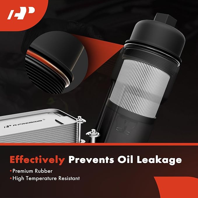 A-Premium 20K Miles Upgrated Protection Oil Filter Compatible with BMW & Ford Models - X5, X3, GT, 320i, 323Ci, 323i, 323is, 325Ci, 325i, 325xi, 328Ci, 328is, 330Ci, 330i, 330xi, 525i, 530xi, Z3, Z4