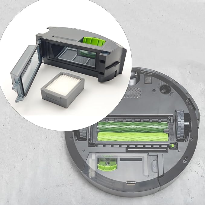 Dust Bin Box Replacement for iRobot Roomba E5 E6 E7 i1 i3 i3+ i4 i6 i6+ i7 i7+ i8 i8+ J7 Vacuum Cleaner with Automatic Dirt Disposal