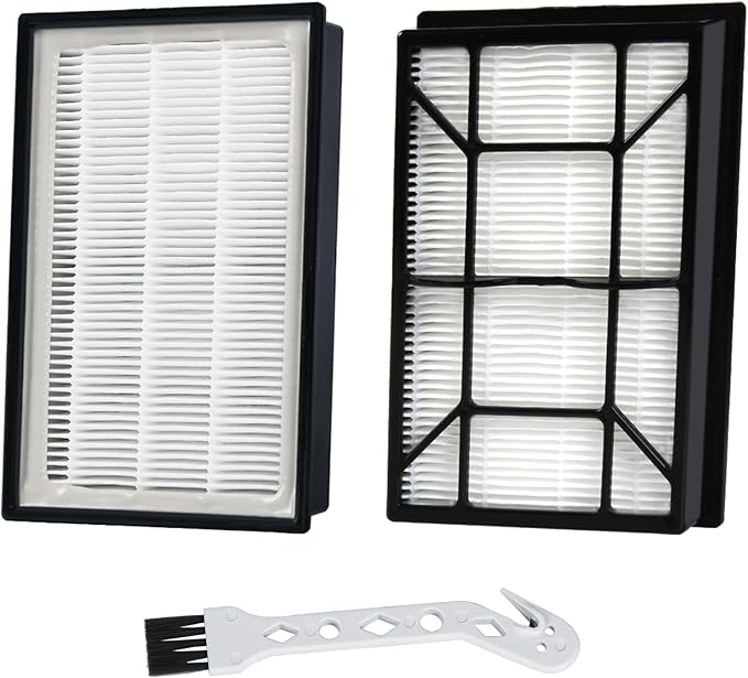 2 Pack EF-9 53296 HEPA Filter for Kenmore 22614, 31140, BU1005, BU1017 and Kenmore Elite 21814, 31150, 81714, BU1018 Upright and Canister Vacuum Cleaner, EF9 HEPA Vaccum Filter + 1 Clean Brush