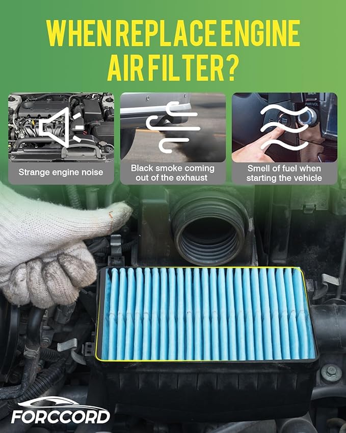 2-Pack Engine Air Filter Fits for Hyundai/Kia Santa Fe Sport, Sedona, Sorento2, Palisade, Telluride Air Filter Replacement CA11943 Car Accessories