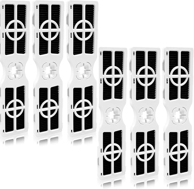 6 Pack Refrigerator Air Filter Replacement for FRGPAAF2 Frigidaire PureAir AF-2 Air Filter Compatible with Frigidaire FRFC2323AS, FRFC232LAF, FRFC233LAF, FRFG2323AF, FRFN2823AS Filter for Air