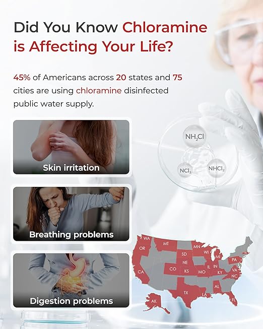 Waterdrop 10UB-CM Under Sink Water Filter (Include: System+ 𝐅𝐚𝐮𝐜𝐞𝐭) for 99% Chloramine Reduce- Ideal for California, Florida and Washington- NSF/ANSI 42 Certified- 𝐰𝐢𝐭𝐡 𝐅𝐚𝐮𝐜𝐞𝐭