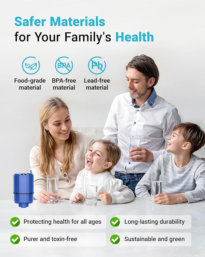 2 Pack Faucet Filter Replacement for All PUR®Plus Water Filter Replacement, Pur® Filter Replacement RF-9999®, NSF 42 Certified, 600-Gallon Long Lifespan, Aqua Crest