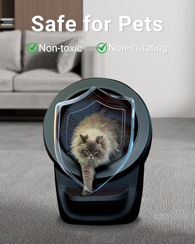 14 Packs Cat Litter Deodorizer Compatible with Whisker Odor Trap Pack Refills Litter Robot 4 Filter, Cat Litter Odor Eliminator for Self-Cleaning Litter Box Accessories, Cat Box Deodorizer