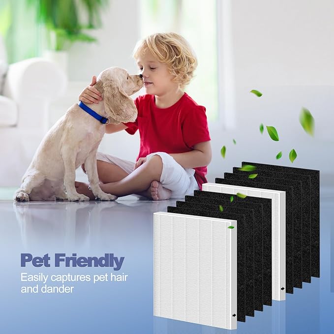 115115 Replacement Filters A for Winix PlasmaWave Air Purifier C535, 5300-2, 6300-2, 5300, 6300, AM90, P300