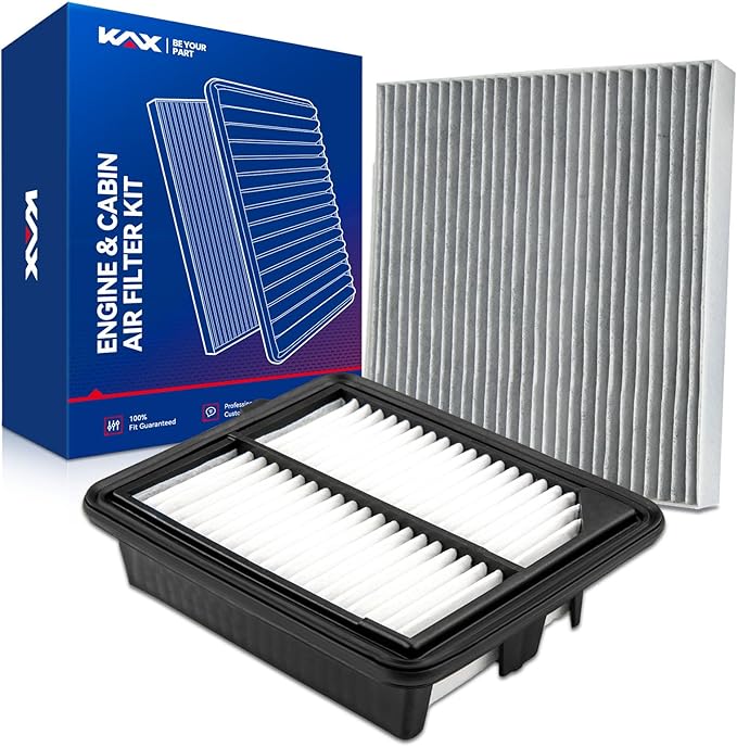 KAX Engine & Cabin Air Filter Kit, Replacement for Honda Accord 2014-2015, 2017-2022 2.0L, Replace# CA11399 CF10134