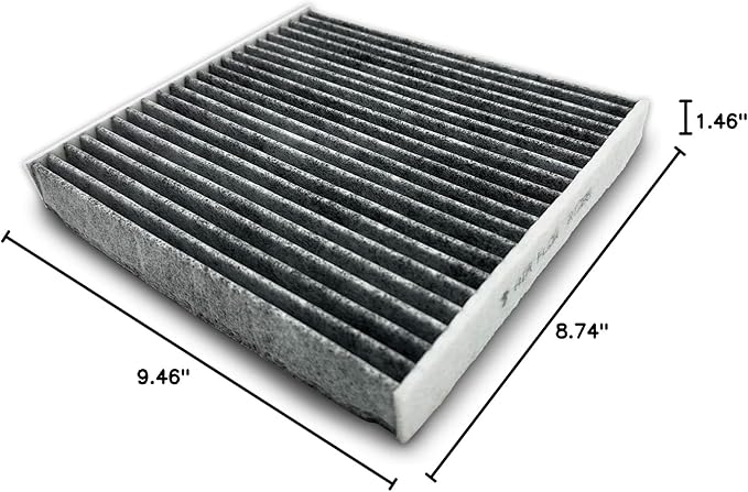 Cabin Air Filter Fits Impala, Malibu, Cruze, Colorado, Camaro, Traverse, Equinox, Acadia, Canyon, Terrain, Enclave, Envision, CT4, CT5, CT6, CTS, Replacement for CF11966