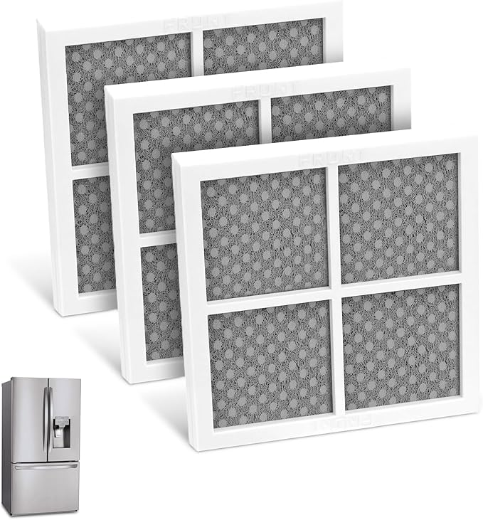 LFXS26973S LFXC24726S 3-PACK Refrigerator Air Filter Replacement for LG LFXC24796S LFXS24623S LFXS29626S LFXS29766S LFXS30766D LLMXS3006S LFXC24796D LFXS24623B LFXS27566S LFXS29626B LFXS29626W
