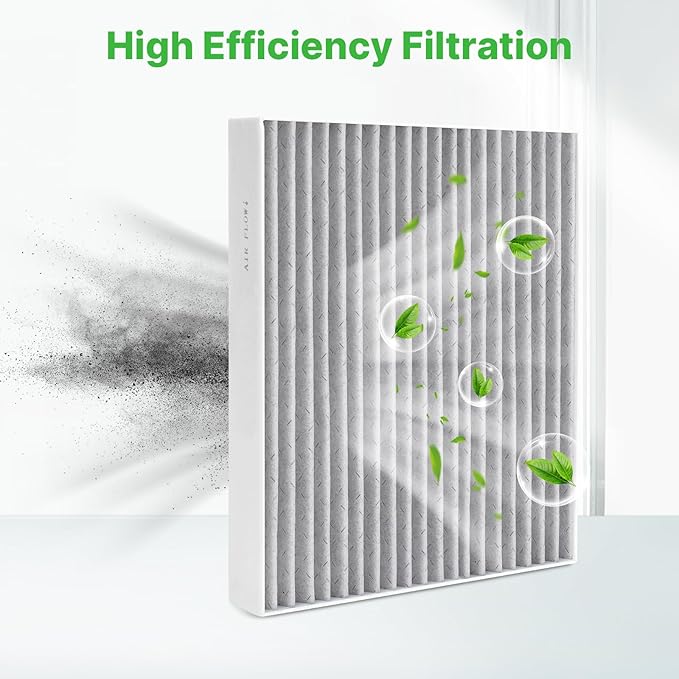 2-Pcs Cabin Air Filter Air Condition with Activated Carbon for Ford Bronco 21-25 26, Escape 20-25 26, Explorer 20-25 26, Cabin Filter for Car Replace for CF12772 Automotive Accessories