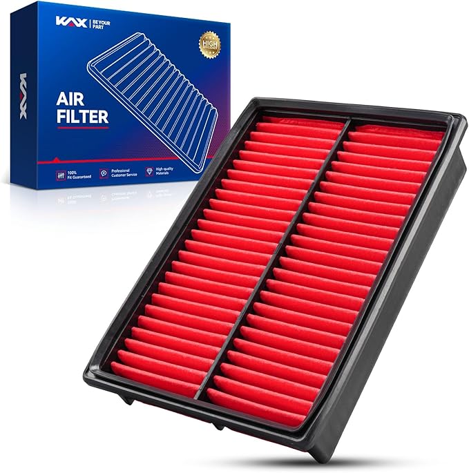 KAX Premium Engine Air Filter, CA9898 Replacement for Mazda 3 2004-2013, 3 Sport 2009-2013, Mazda 5 2006-2010, 2012-2017, 2.0L 2.3L 2.5L, Rigid Panel