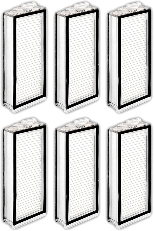 (6 Pack) Q5 Max+ HEPA Filters Compatible With Roborock Q5 Max+, Q5 Pro, Q5 Pro+, Q8 Max, Q8 Max+, Q7, Q7+, Q7 Max, Q7 Max+, Q5 Duoroller+ Robot Vacuum, Replacement Parts Filters Upright Filters