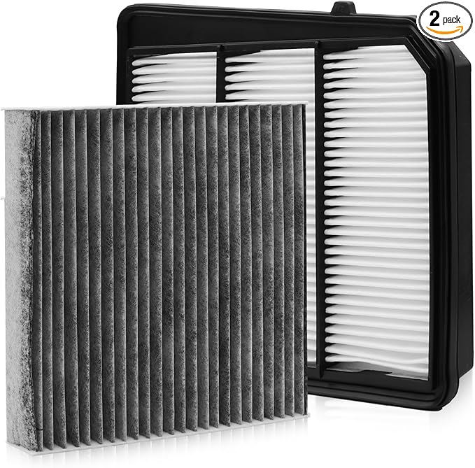 Comb Engine Cabin Air Filter for Nissan Titan 3.6L V8 2024 2023 2022 2021 2020 2019 2018 2017