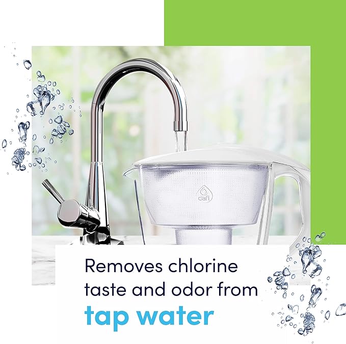 Dafi Alkaline Water Filter Cartridge 3-Pack BPA-Free - Water Filter Replacement Compatible with Brita Pitcher and Others - Purifier Catriges for Pitchers Increases pH & Adds Magnesium – Improves Taste