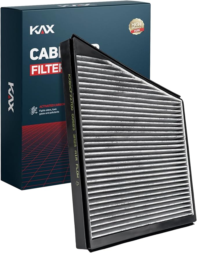 KAX Cabin Air Filter with Activated Carbon, CF9785 Replacement for Mercedes-Benz CLS500, CLS55 AMG, CLS550, CLS63 AMG, E320, E350, E500, E55 AMG, E550, Passenger Compartment Air Filter