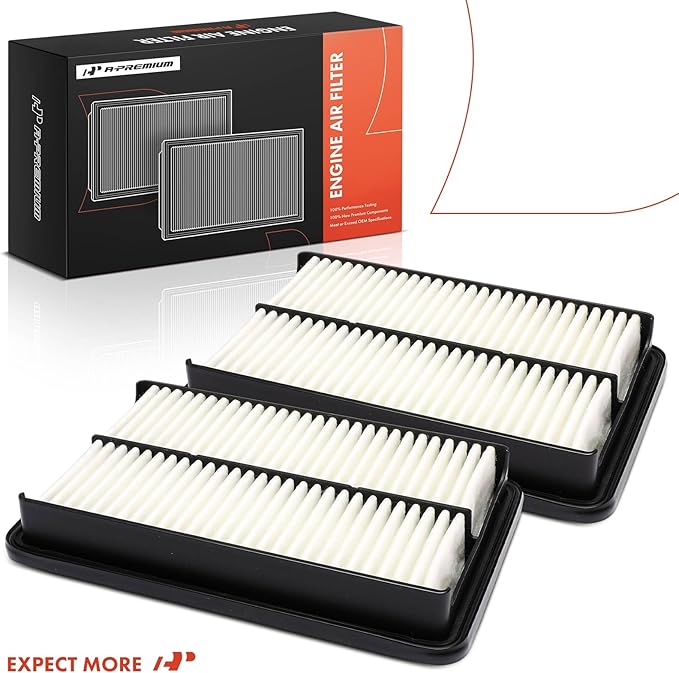 A-Premium 2-PC Engine Air Filter Compatible with Hyundai Nexo 2019-2025