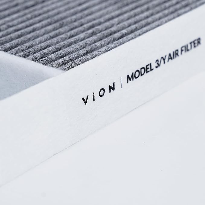 VION Model 3/Y Cabin Air Filters - 2 packs with the Model 3 and Model Y removal tools (OEM Standard)