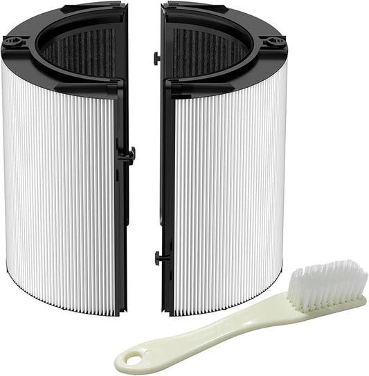 Upgraded 360° Combi 2 in 1 Glass HEPA+Carbon Filter for Dyson HP1 HP2 PC1 PC2 TP04 TP06 TP07 TP09 TP10 TP7A HP04 HP06 HP07 HP09 HP10 HP4A HP7A PH01 PH02 PH03 PH04 PH3A filter replacement, #965432-01
