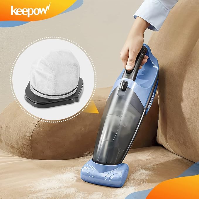 KEEPOW Vacuum Filter Replacement for Shark Cordless Handheld Vacuum SV780 SV75Z SV728N SV726N, Replacement Part# XF769, XSB726N (4 Pack)