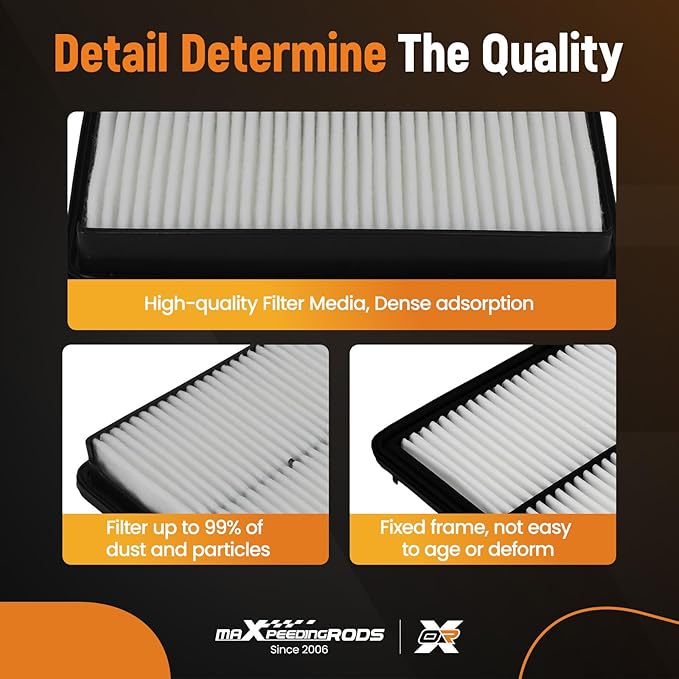maXpeedingrods CA11500 281132W100 Engine Air Filter Fit for Hyundai Santa Fe 3.3L 2013-2018, Sport L4 2.0L/2.4L 2013-2016, for Kia Santa Fe XL 3.3L 2013-2019, Sorento L4 2.4L/V6 3.3L 2014-2015