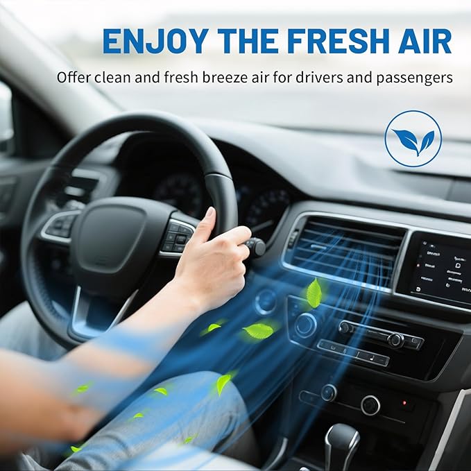 2 Pack Cabin Air Filter CF12002 Replacement for Kia Soul 2014 2015 2016 2017 2018 2019, Soul Ev 2015-2019