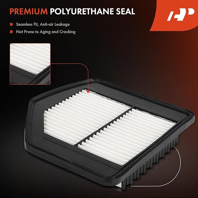 A-Premium 2-PC Engine Air Filter Compatible with Hyundai Genesis 2015-2015 & Genesis G80 2018-2020, G90 2017-2022 & Kia K900 2019-2020, 3.3L 5.0L, Replace# 28127B1000