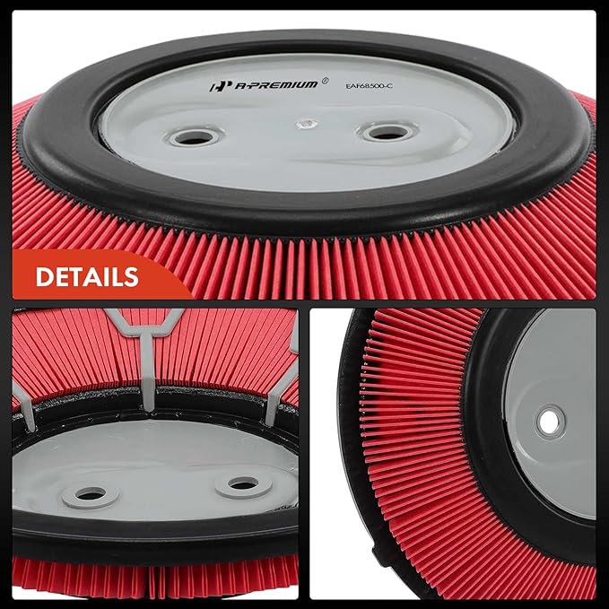 A-Premium Engine Air Filter Compatible with Nissan D21 Pickup, Frontier, Pickup, Xterra 1990-2004, L4 2.4L, Replace# 16546-86G00