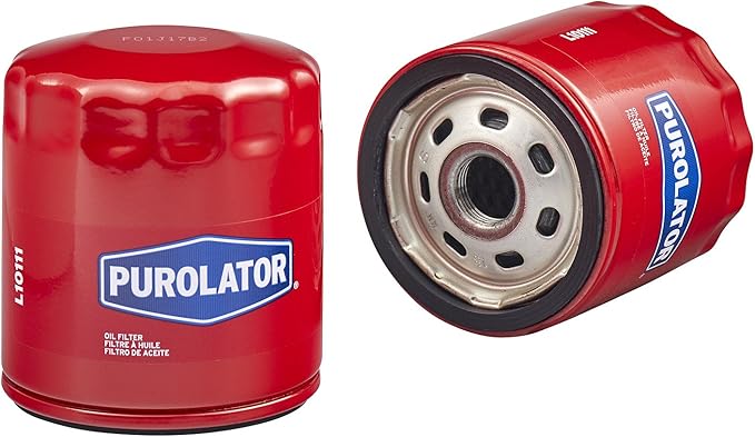 Purolator L10111 Premium Engine Protection Spin On Oil Filter Compatible With Chevrolet S10, Silverado 1500, Malibu, Impala, Buick LeSabre, Century, LaCrosse and Pontiac Grand Prix