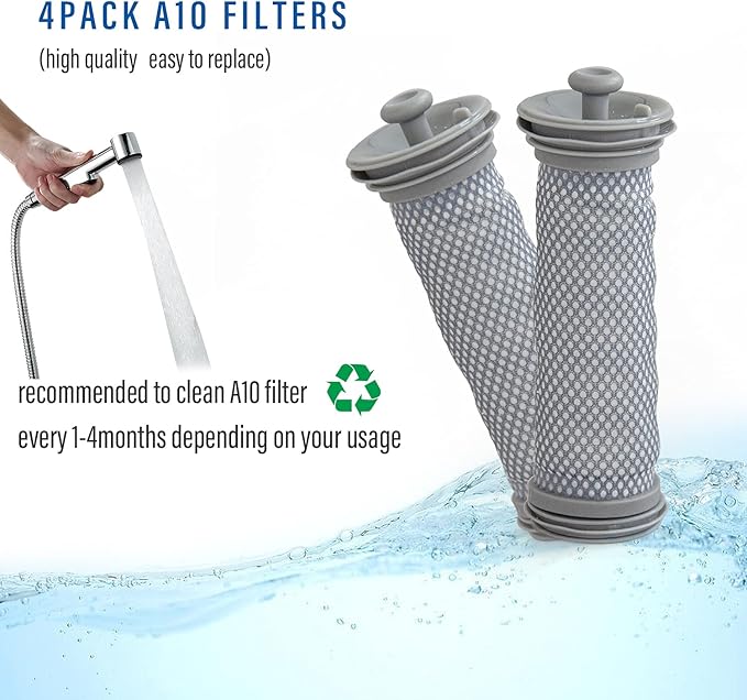 4 Pack Pre-Filters Replacement Filter Compatible with Tineco A10/ A11/ S10/ S11/ S15 Hero/Master Cordless Stick Vacuum Cleaner