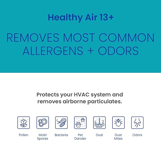 AprilAire 213CBN Replacement Filter for AprilAire Whole House Air Purifiers - MERV 13 with Carbon, Healthy Home Allergy + Odor Reduction, 20x25x4 Air Filter (Pack of 2)