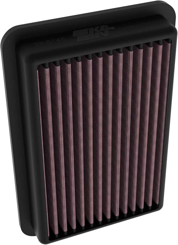 K&N High-Flow Original Lifetime Engine Air Filter: Increase Power: Premium, Washable: Compatible with 2023-2025 Honda: Accord, Civic, CR-V, 33-5145