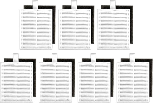 (7 Pieces) Replacement Washable Filters with eufy Clean L50, L60, L60 Hybrid, L60 SES, L50 SES, Robot Vacuum, Accessories Kit,7 HEPA & Foam Filters