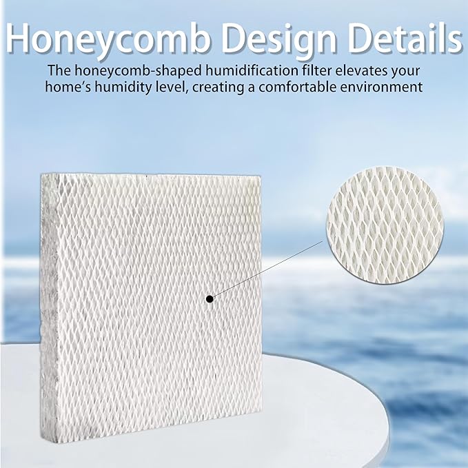 2 Pack HC22P & HC22P1001 Replacement Wick Filter Pads | for Honeywell Home HE100, HE150, HE220, HE225, HE240 Whole House Humidifiers | Size 10" x 9.5" x 1.5" Add Aluminum