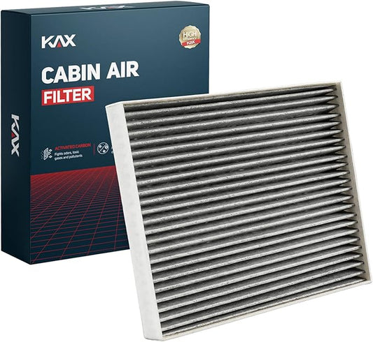 KAX Cabin Air Filter with Activated Carbon, CF12058 Replacement for Hyundai Accent 2018-2022, Elantra 2017-2020, Elantra GT, Kia Forte, Forte 5, Rio, HEPA Air Filter