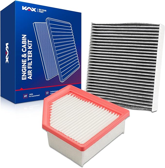 KAX Engine & Cabin Air Filter Kit, Replacement for Nissan Rogue 2022-2026, 2021 2.5L(only) Replace# CA12967 CF12312