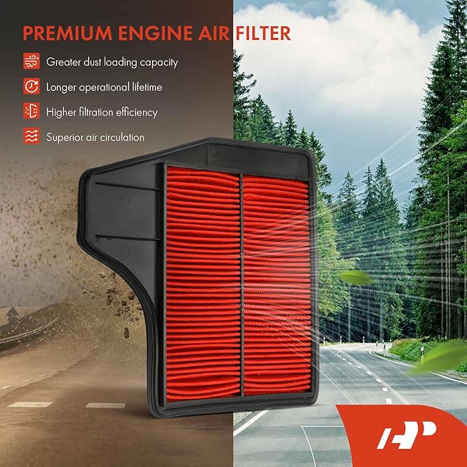 A-Premium Pre-oiled Engine Air Filter Compatible with Nissan Altima 2013 2014 2015 2016 2017 2018 2.5L, Replace# SPA-2478