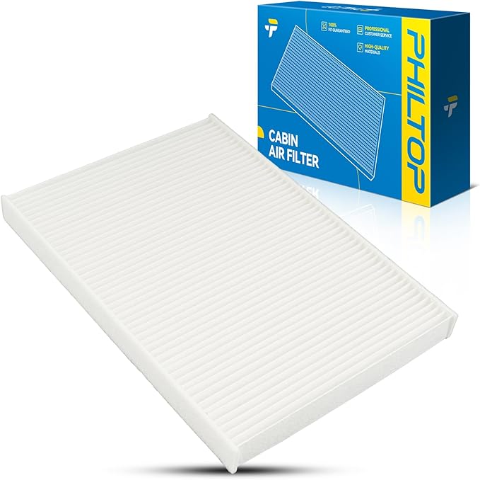 PHILTOP Cabin Air Filter w/Activated Carbon, Compatible with CF12956 Alfa Romeo Stelvio 2018-2025, Alfa Romeo Giulia 2017-2025, Premium Activated Carbon Filter Up Dust Pollen Odor